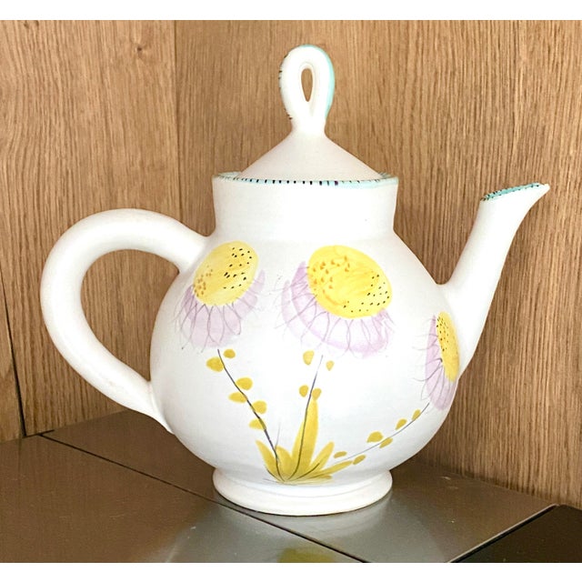 White Coffee Duo Service from Cerenne Workshop, Vallauris, 1955 For Sale - Image 8 of 15