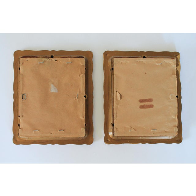 Vintage Rectangular Wall Mirrors - A Pair For Sale In Milwaukee - Image 6 of 7