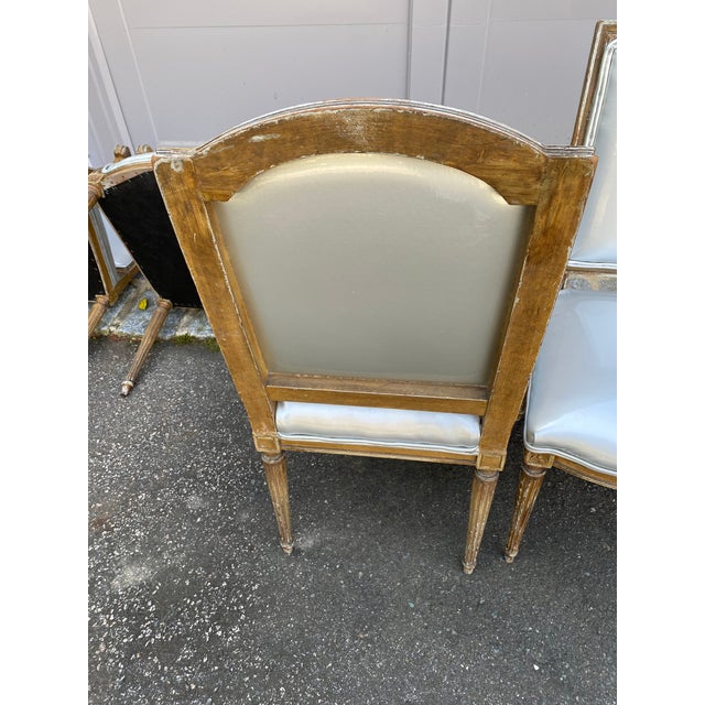 Late 19th Century Set of 6 Louis XVI Dining Chairs For Sale - Image 10 of 17