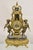 Vintage French Louis XV Style Brevettato Italy Brass & Marble Figural Clock Set - 3 Pc Set. Item features ornate figural...