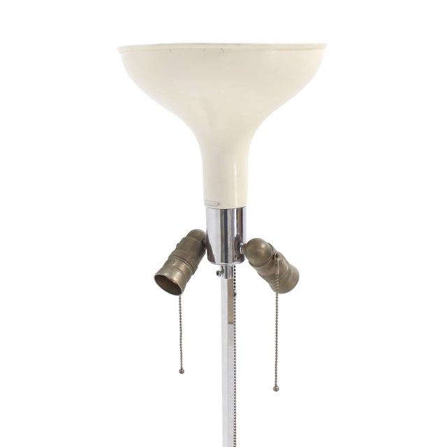 Mid 20th Century Adjustable Heigh Chrome Floor Lamp, Switzerland For Sale - Image 5 of 8