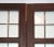 Antique Chestnut 10 Light French Doors With Leaded Glass Panes - A Pair For Sale - Image 4 of 7