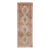 Vintage Turkish Oushak Gallery Runner in Soft Beige, Rose, and Faded Coral 4'6 X 13'1 For Sale