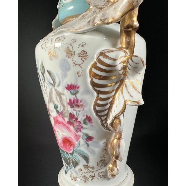 Late 19th Century Old Paris Porcelain Handled Vase For Sale - Image 11 of 11
