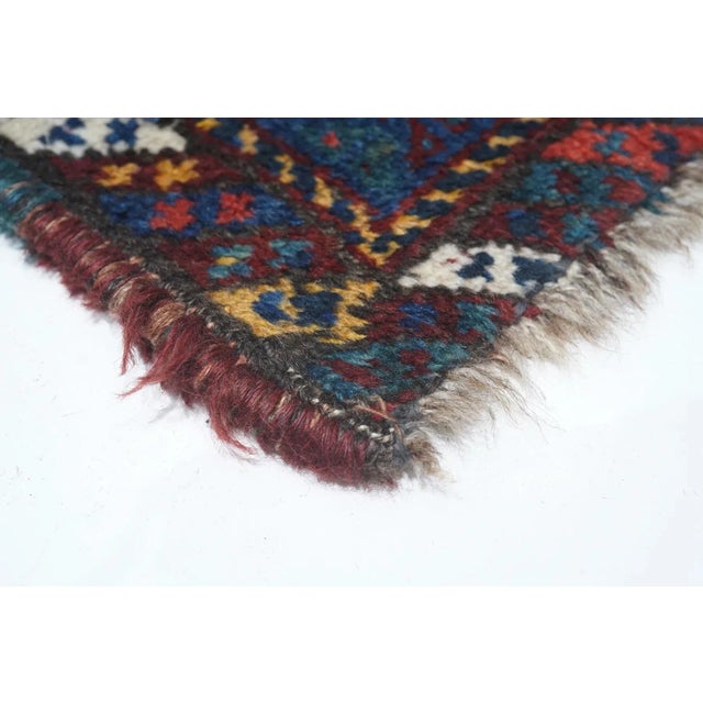 19th Century Antique Quashkai Shiraz Rug 5'5'' x 7'1'' For Sale - Image 5 of 10