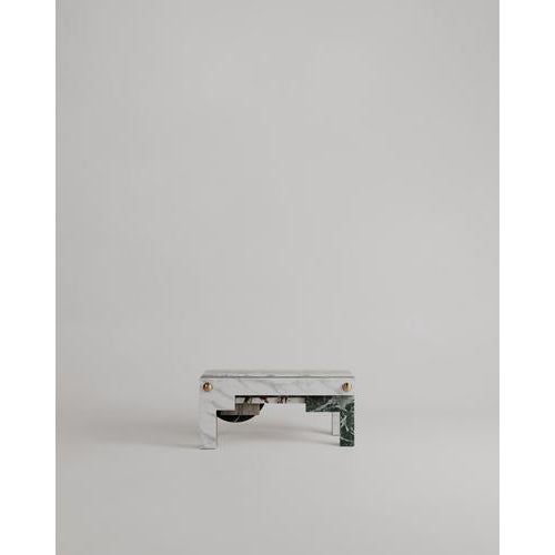 Unique architectural layered marble stone strata bench by esther knopfler dimensions: l 100 x w 38 x h 45 cm unique piece...