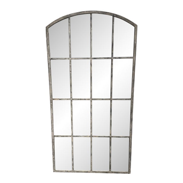 Uttermost Amiel Ivory Arched Wall Mirror For Sale
