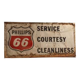 Vintage SSP Phillips 66 Service Station Sign For Sale