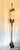 Metal Vintage Gilt Bronze Floor Lamp W/Marble Base For Sale - Image 7 of 13