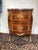 This elegant louis xv style chest of drawers combines richly figured kingwood wood veneers with fine marquetry and...