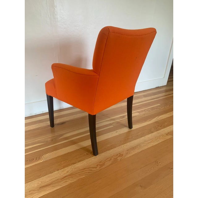 Modern Brueton Modern Orange Side Chair For Sale - Image 3 of 4