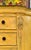 Stone Vintage French Provincial Serpentine Dresser – Hand‑Painted Yellow Chest With Black Granite Top – Curved Front, Distressed Finish For Sale - Image 7 of 8