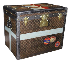 Hat Trunk in Checkered Canvas from Louis Vuitton, 1890s