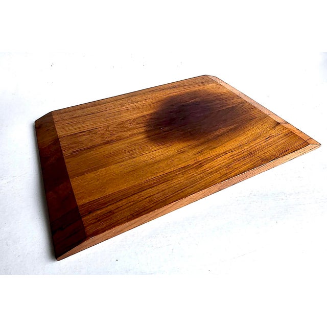 Dansk 1960s Danish Teak Wood Carving/Charcuterie Board by Esa Denmark For Sale - Image 4 of 16