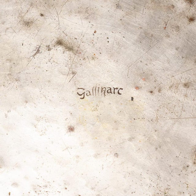 Antique French Arts and Crafts Metal Stick Stand by Gallinarc, 1910 For Sale - Image 12 of 13