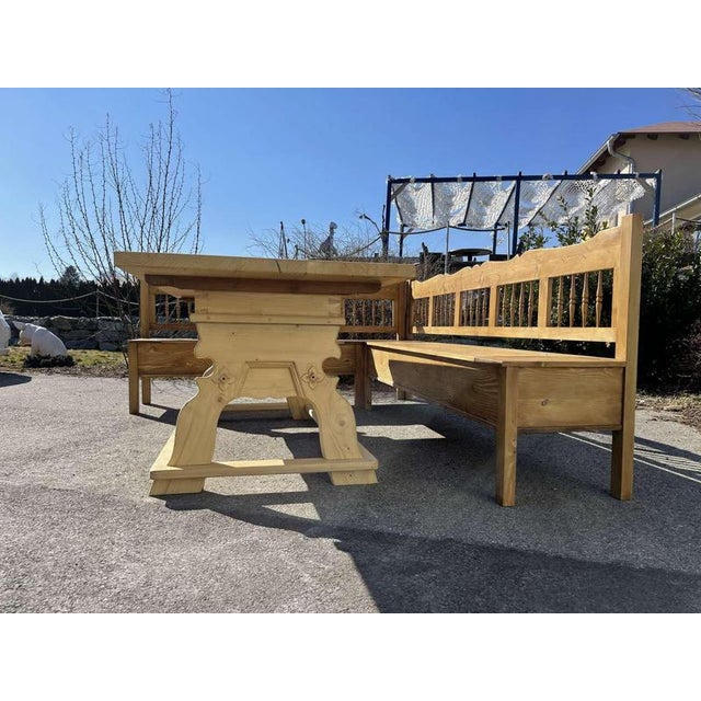 Farmhouse Corner Benches, Set of 2 For Sale - Image 10 of 16