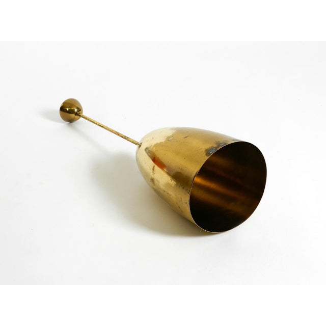 Mid-Century Modern Brass Height-Adjustable Pendant Lamp, 1950s For Sale - Image 15 of 18