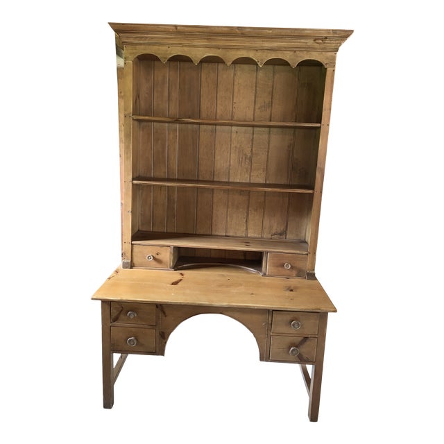 Vintage English Pine Hutch Chairish
