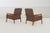 Taupe t.h. Robsjohn-Gibbings for Widdicomb Pair of Model 1601 Lounge Chairs, 1955 For Sale - Image 8 of 12