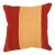 Arteverk Handwoven Reversible Wool Kilim Pillow — Red & Gold Color-Block For Sale