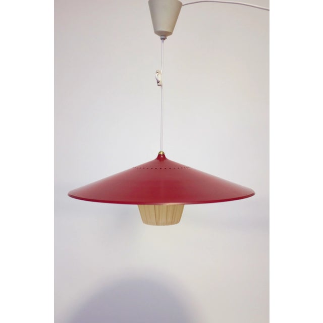Vintage 1950s Swedish Ceiling Lamp For Sale - Image 9 of 9