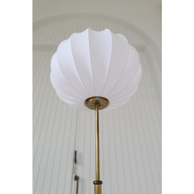 Gold Mid-Century Modern Model G2326 Floor Lamps attributed to Josef Frank for Svenskt Tenn, Sweden, 1950s, Set of 2 For Sale - Image 8 of 15