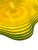 Blenko Centerpiece Bowl Large 16" Art Glass Yellow Green Threaded Large Signed Walter Blenko For Sale - Image 9 of 11