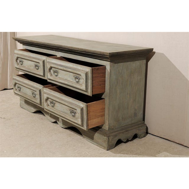 Large Painted Chest of Four Drawers For Sale In Atlanta - Image 6 of 9
