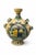 Ceramic Mid-Century Modern Sicilian Caltagirone Ceramic Pilgrim Flask Majolica Vase, 1980 For Sale - Image 7 of 7
