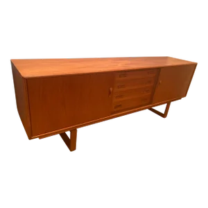 1960s Danish Modern Teak Credenza by Clausen and Son - Silkebørg