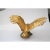 Metal American Eagle by Tripp Gilt Bronze Figurine For Sale - Image 7 of 11