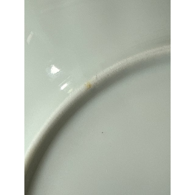 Contemporary Scallop Shell Shaped White Ceramic Plates— Set of Four For Sale - Image 16 of 18