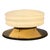 Vintage Art Deco Italian Brass and Opaline Glass Ceiling-mounted Lamp from Deknudt Lustrerie For Sale - Image 9 of 9