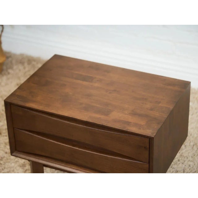 Solis Double Drawer Nightstands For Sale - Image 9 of 12