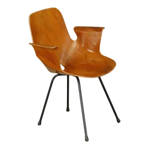 Medea' Model 102 Bentwood Armchair by Vittorio Nobili, c 1955 Italy, Signed