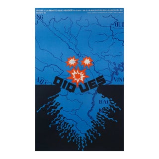 1960's Original Poster, Ospaaal, No Hay Un Minuto Que Perder! Comite o De Solidaridad Con Vietnam, Laos Y Cambodia For Sale
