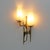 Brutalist Brutalist Bronze and Murano Glass Wall Sconces in the style of Felix Agostini, 1990s, Set of 2 For Sale - Image 3 of 8