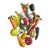 Vintage Realistic Hand Crafted Paper Mache Fruit & Vegetables (Set of 22) For Sale