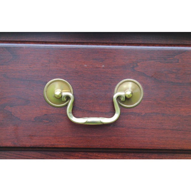 Wood Stickley Mahogany Nightstands—A Pair For Sale - Image 7 of 18