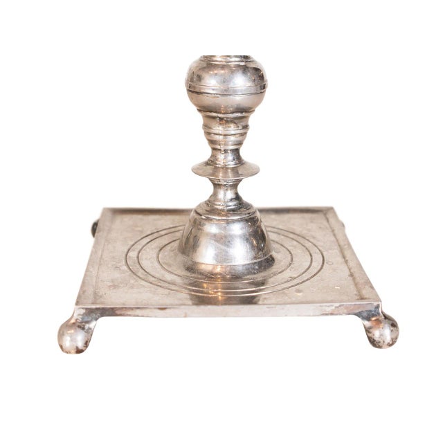 Vintage Candlestick Holder For Sale - Image 4 of 4