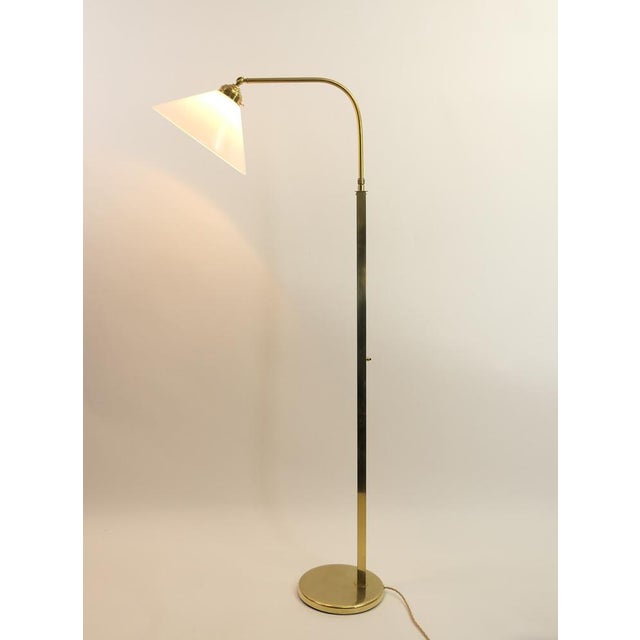 Viennese Art Deco Adjustable Floor Lamp, 1920s For Sale - Image 10 of 12