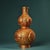 Late 20th Century Ornate Vintage Gilt Bronze Double-Gourd Vase - High-Relief Chinoiserie Vessel For Sale - Image 5 of 10
