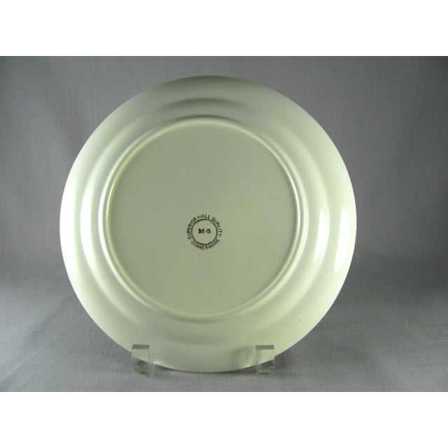 1950s 1950s Hall China Red Poppy Service for 8 Dinnerware - 24 Piece Set For Sale - Image 5 of 13