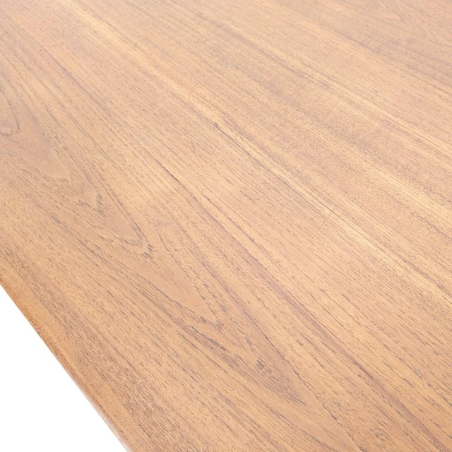 Black Mid-Century Teak Coffee Table For Sale - Image 8 of 9