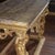 Goldenrod Carved Console Table with Marble Top and Cherubs For Sale - Image 8 of 9
