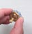 Metal Vintage 1950s Signed Hattie Carnegie Blue/Clear Givre Clip Earrings For Sale - Image 7 of 8