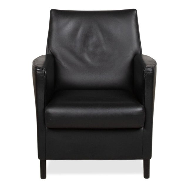 Chairs in Black Leather from Wittmann, Set of 2 For Sale - Image 15 of 16