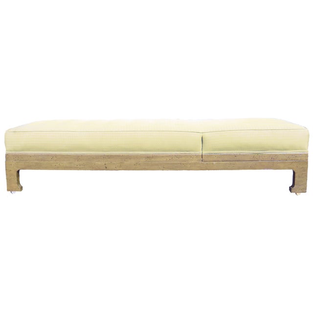 Mid 20th Century Custom Adjustable Upholstered Daybed / Chaise For Sale - Image 5 of 10