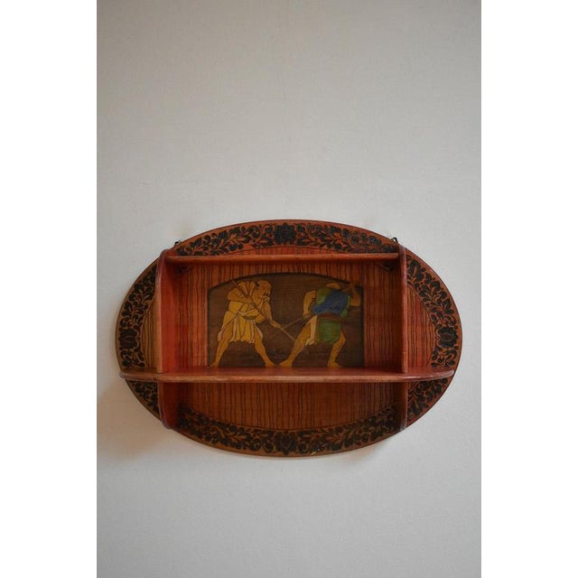 Art Nouveau Mural Bookcase, 1900s For Sale - Image 6 of 6