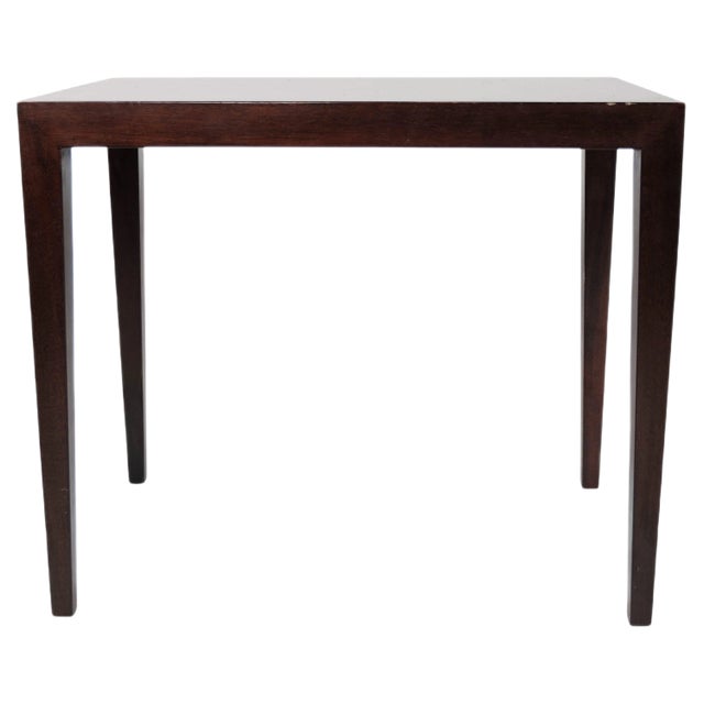 Side Table in Mahogany by Severin Hansen for Haslev Furniture, 1960s For Sale